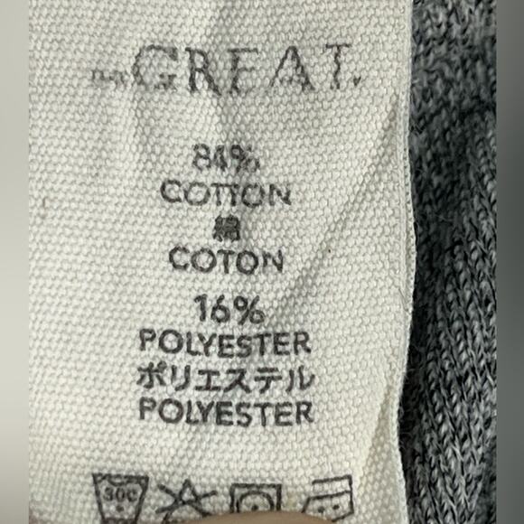 THE GREAT. Jogger Gray Drawstring Stadium Sweatpants Medium - Picture 5 of 6